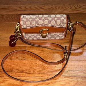 Coach Brown Leather Crossbody Bag